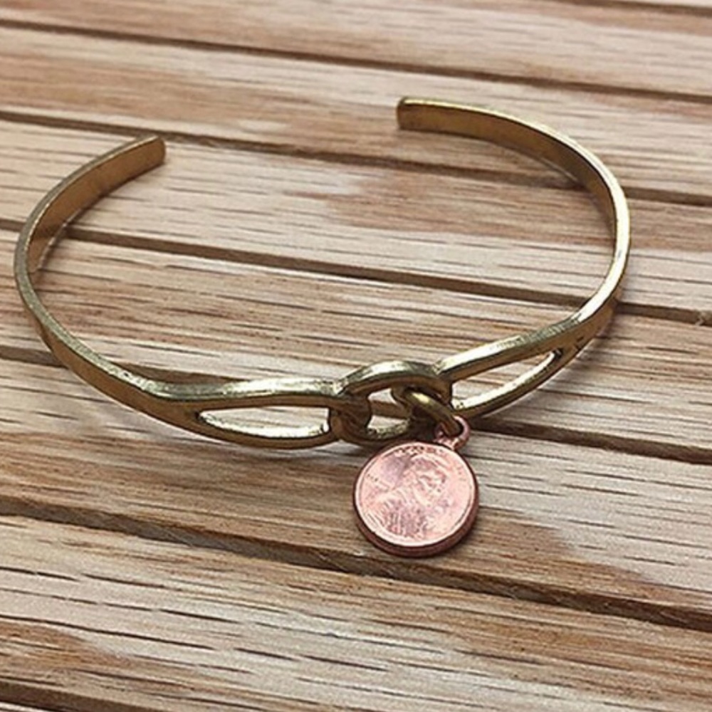 “Lucky Penny” Cuff Bracelet, NWT